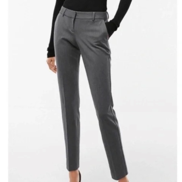 Express Columnist Ankle Pant - Gray Size 0S - Picture 1 of 10